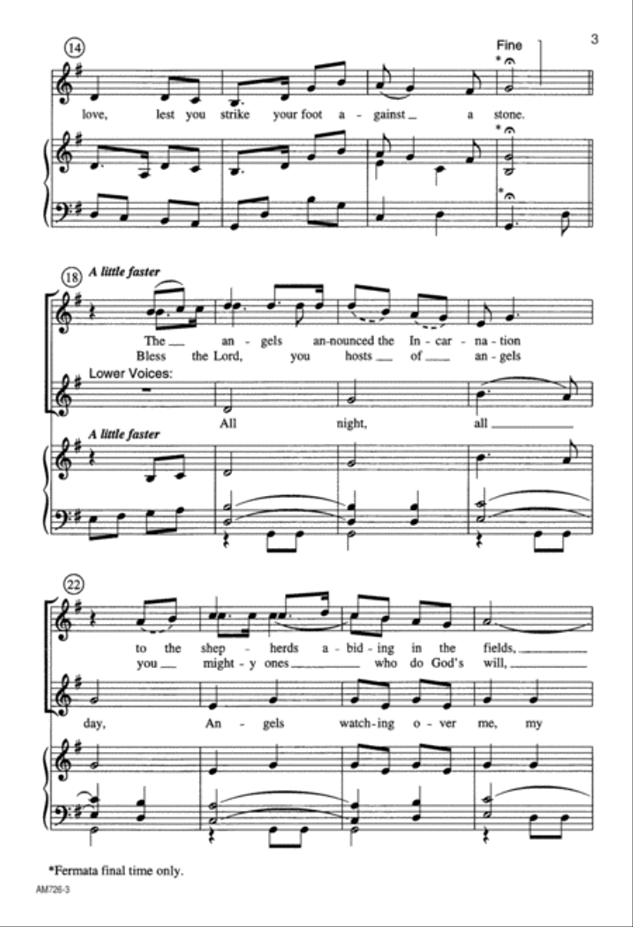 Angels (Digital Download) 2-Part scores gallery preview page 3