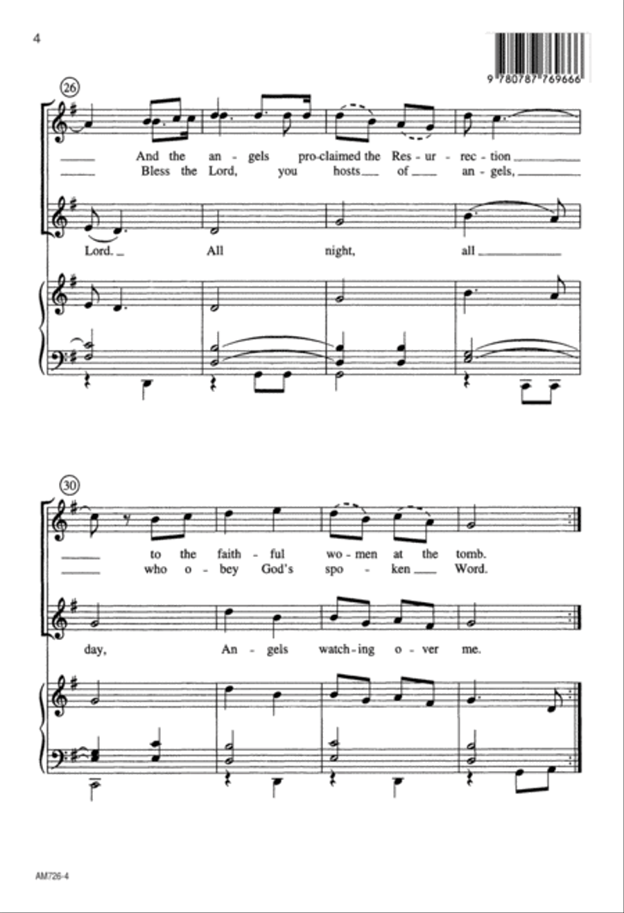 Angels (Digital Download) 2-Part scores gallery preview page 4