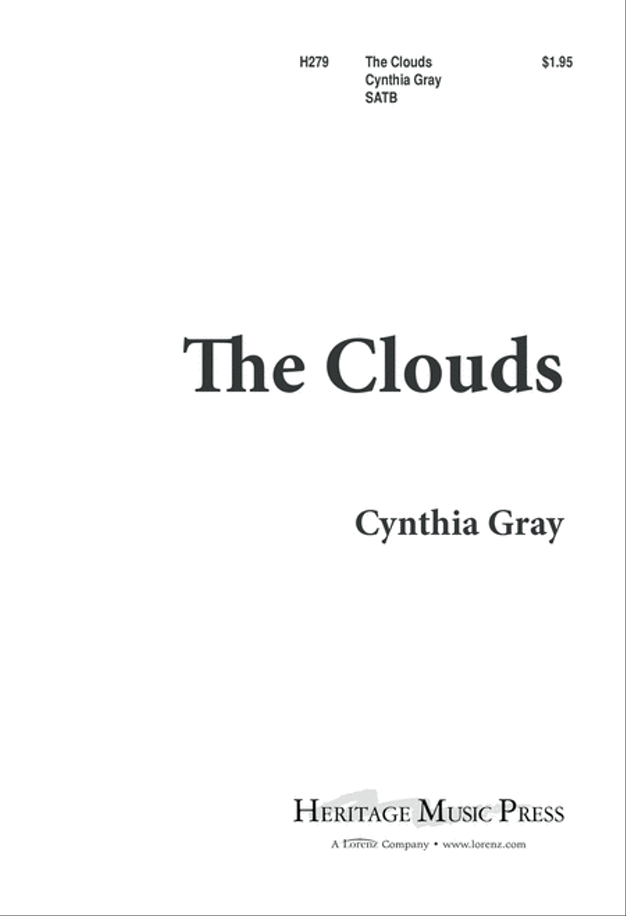The Clouds (Digital Download) 4-Part scores gallery preview page 1