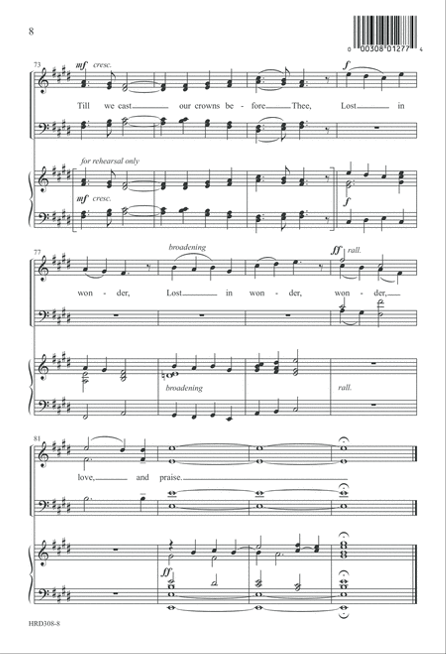 Love Divine, All Loves Excelling (Digital Download) 4-Part scores gallery preview page 8