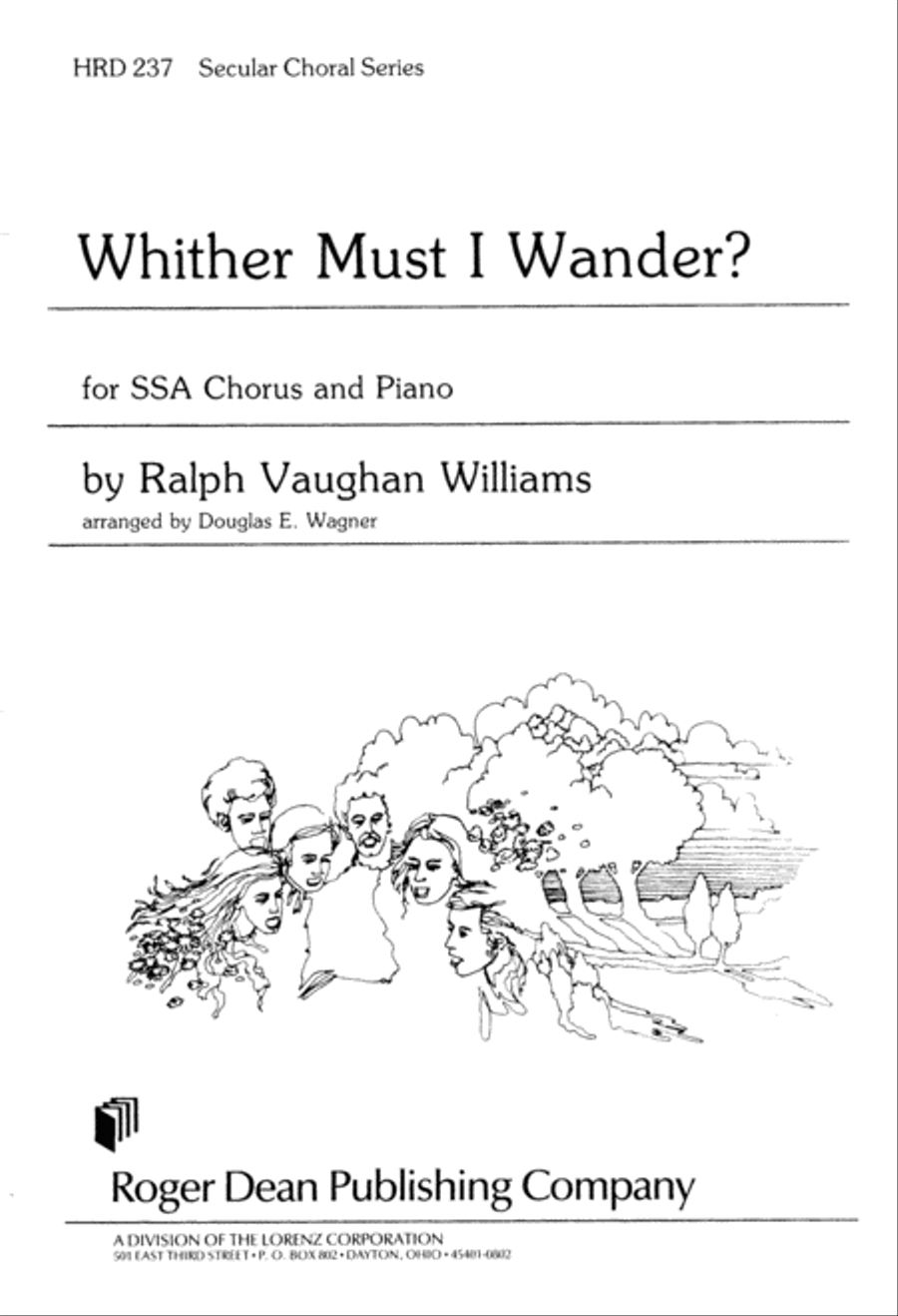 Whither Must I Wander (Digital Download) SSA scores gallery preview page 1