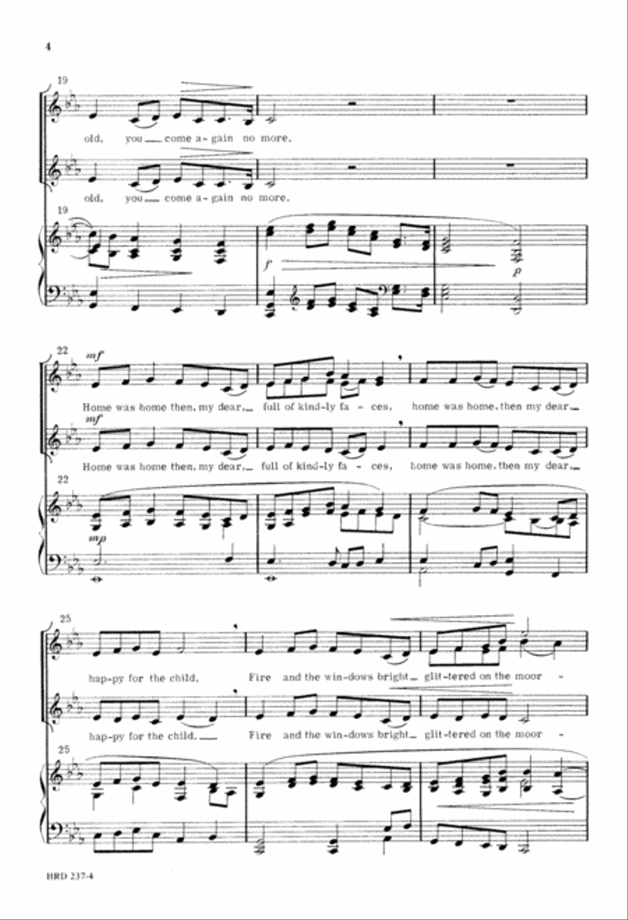 Whither Must I Wander (Digital Download) SSA scores gallery preview page 4