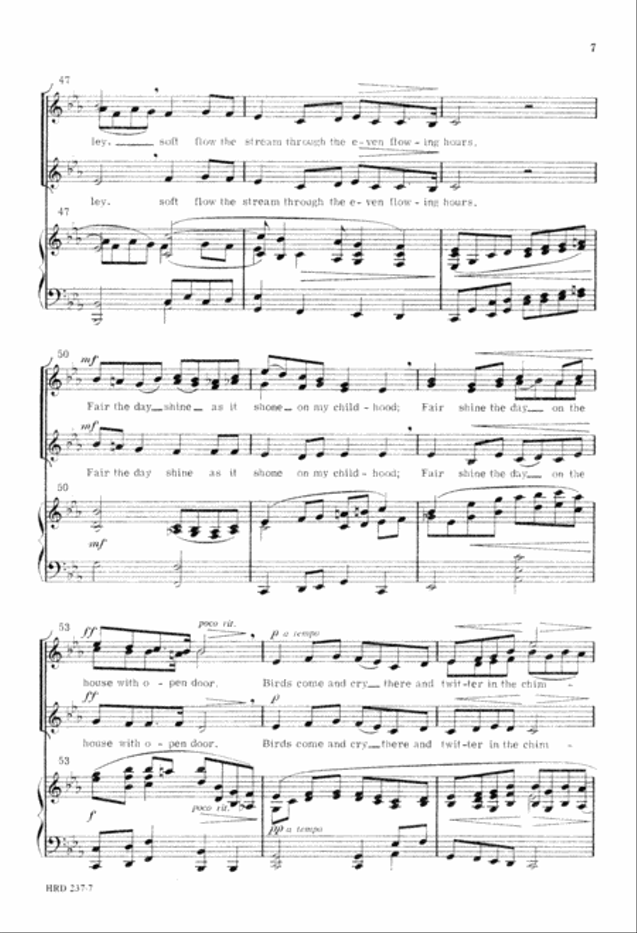 Whither Must I Wander (Digital Download) SSA scores gallery preview page 7