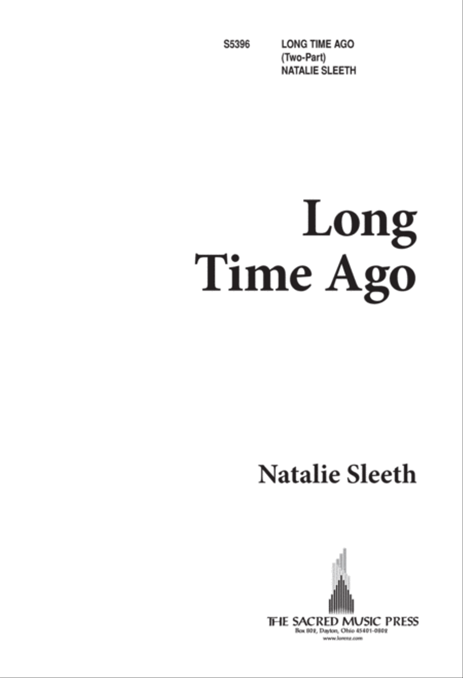Long Time Ago (Digital Download) 2-Part scores gallery preview page 1