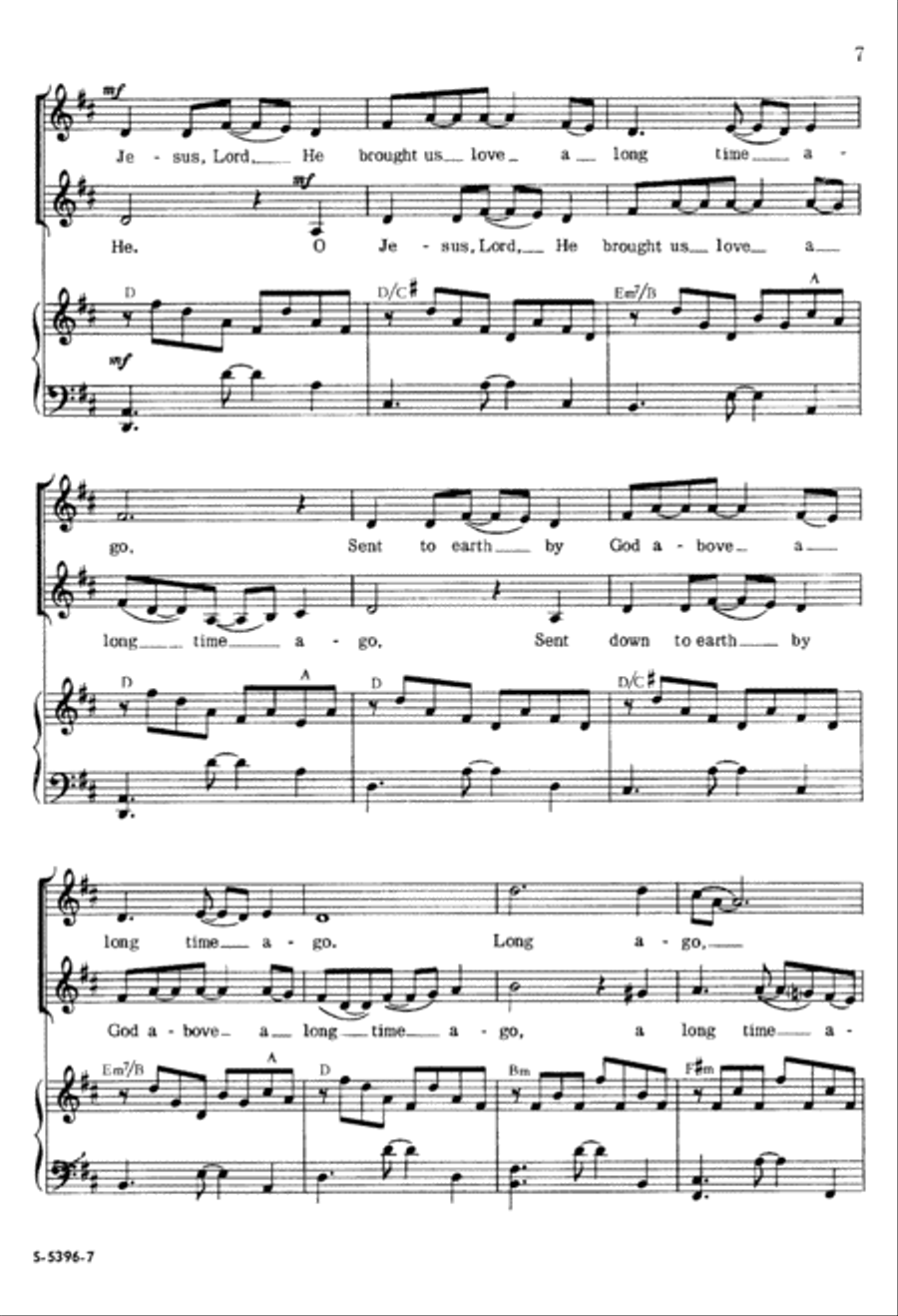 Long Time Ago (Digital Download) 2-Part scores gallery preview page 7
