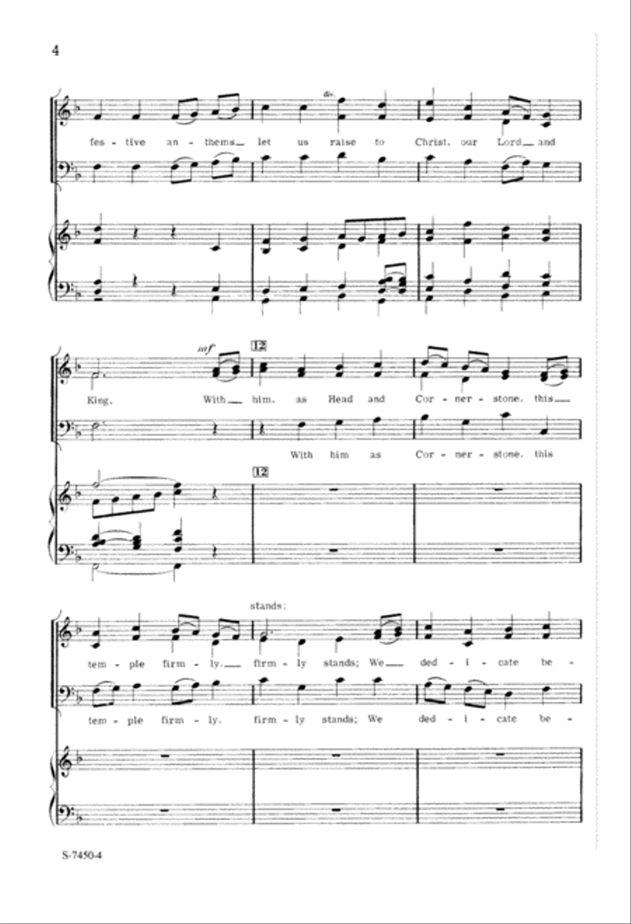 New Songs of Joy Now Sing (Digital Download) 3-Part scores gallery preview page 4