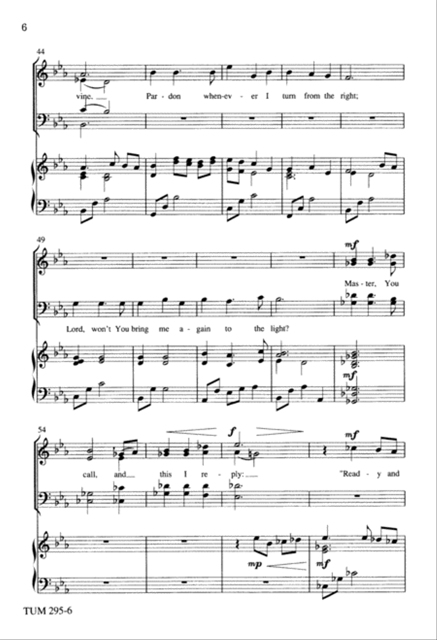 Here Am I (Digital Download) 4-Part scores gallery preview page 6