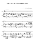 And Can It Be That I Should Gain for flute and piano (Individual parts)