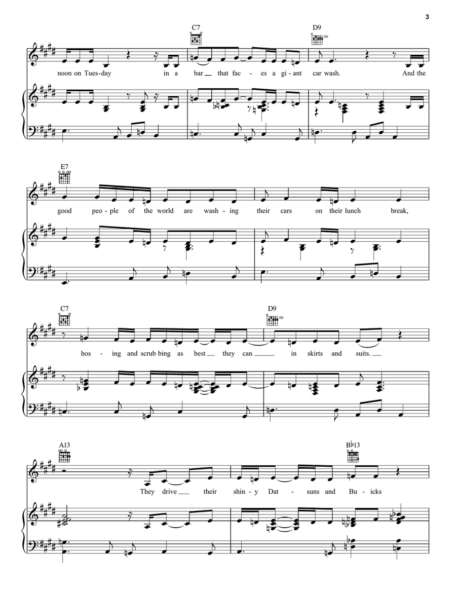 All I Wanna Do All I Wanna Do Piano, Vocal, Guitar scores gallery preview page 3
