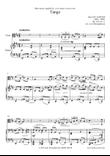 Tango - Viola and Piano