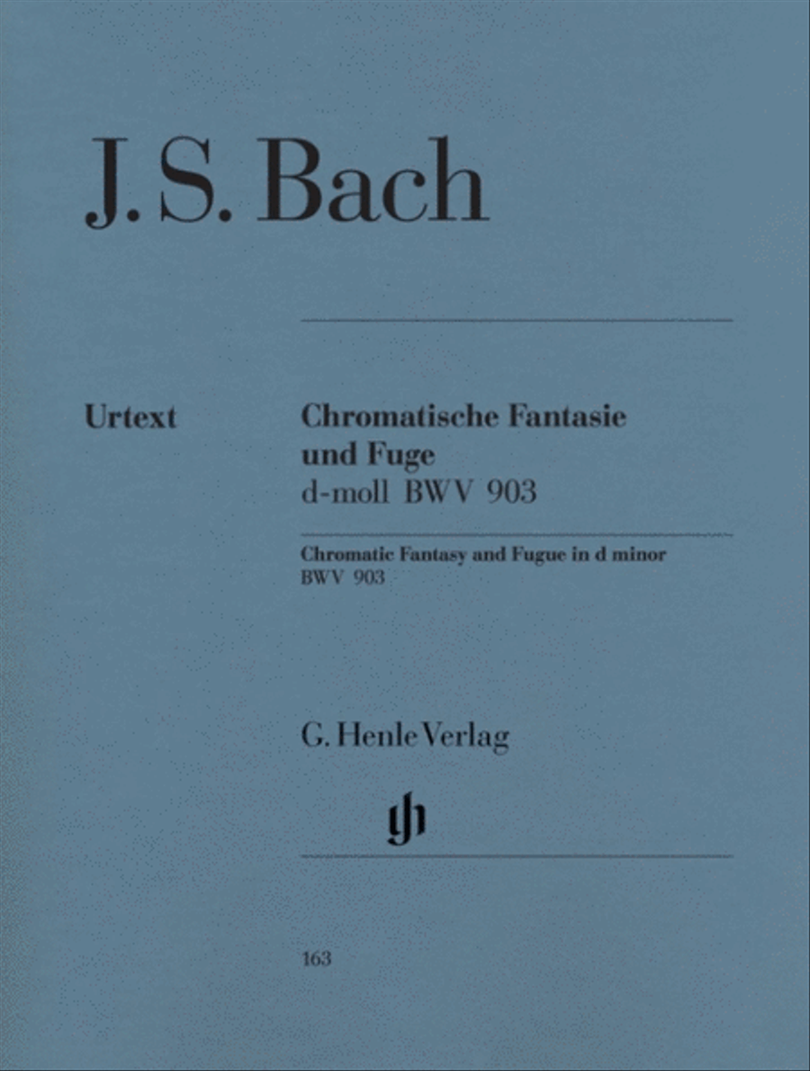 Bach - Chromatic Fantasy And Fugue D Min Bwv 903 scores gallery preview page 1