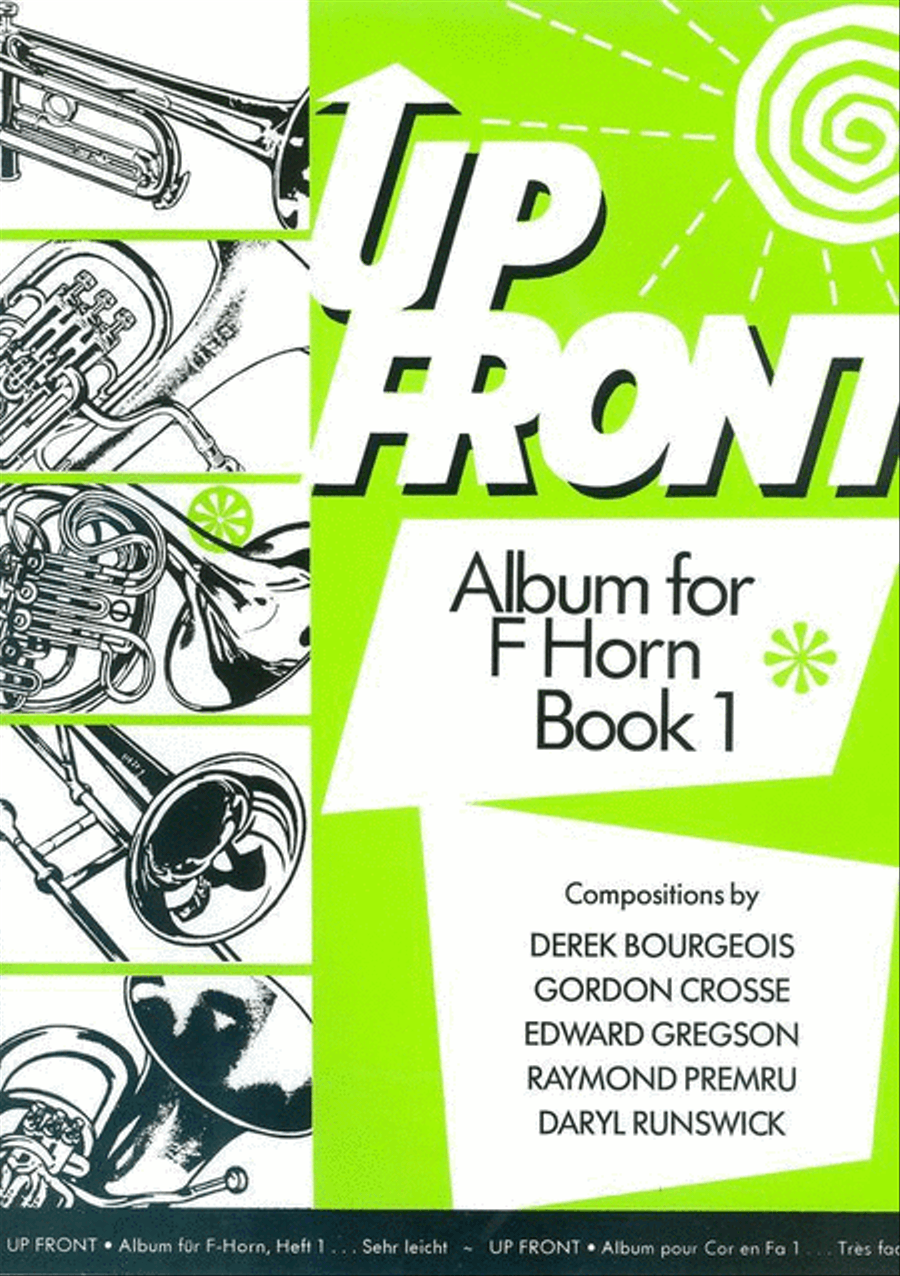 Up Front Album For F Horn Book 1 Piano scores gallery preview page 1
