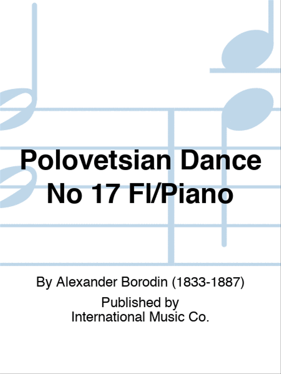 Polovetsian Dance No 17 Fl/Piano Flute Solo scores gallery preview page 1