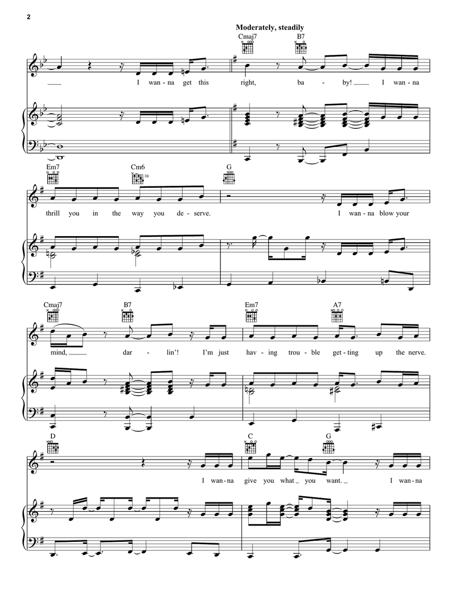 Get This Right - Outtake (from Disney's Frozen 2) Piano, Vocal, Guitar scores gallery preview page 2
