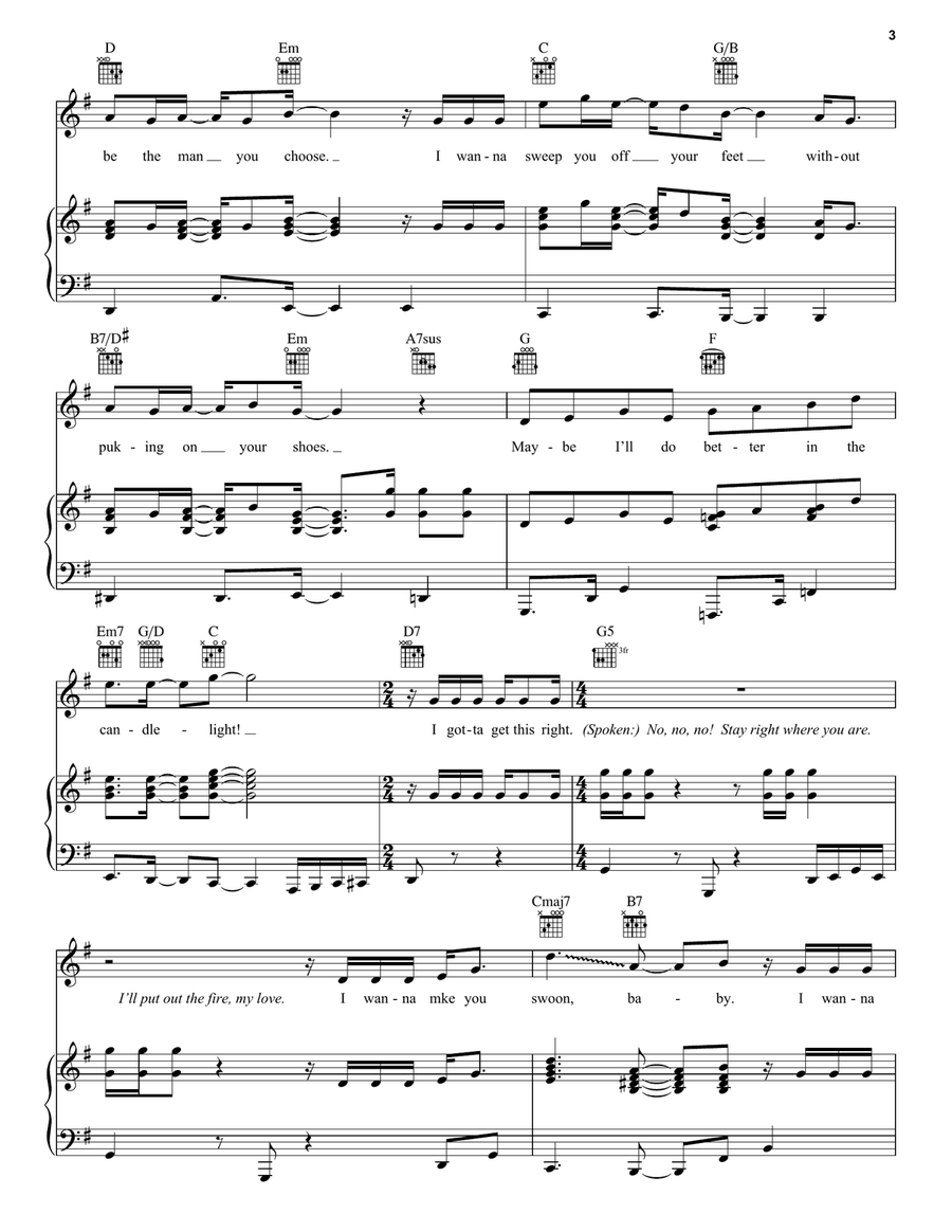 Get This Right - Outtake (from Disney's Frozen 2) Piano, Vocal, Guitar scores gallery preview page 3