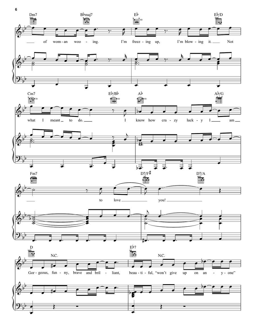 Get This Right - Outtake (from Disney's Frozen 2) Piano, Vocal, Guitar scores gallery preview page 6