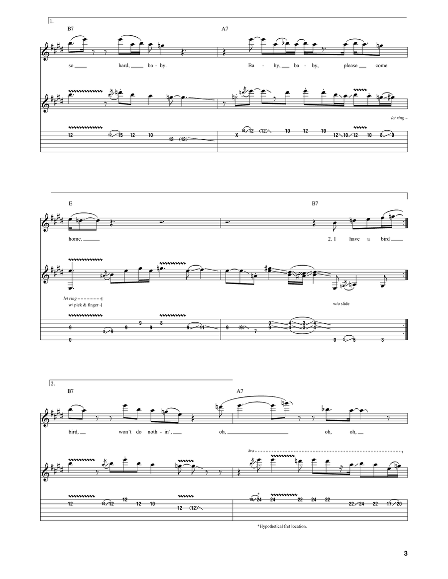 You Shook Me You Shook Me Electric Guitar scores gallery preview page 3