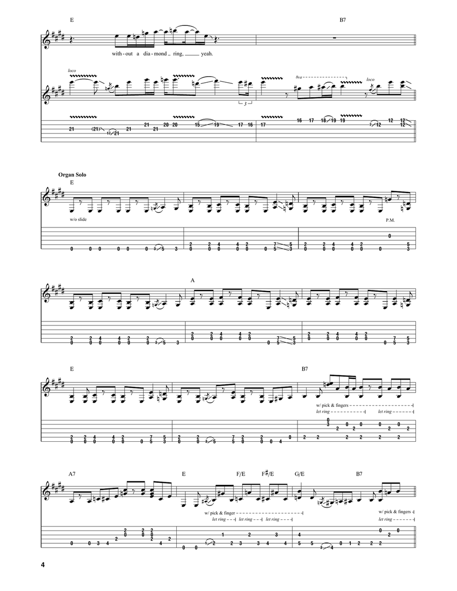 You Shook Me You Shook Me Electric Guitar scores gallery preview page 4