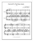 Farewell To The Piano (duet)