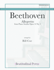Beethoven Allegretto (Braun) Woodwind Quintet score and parts
