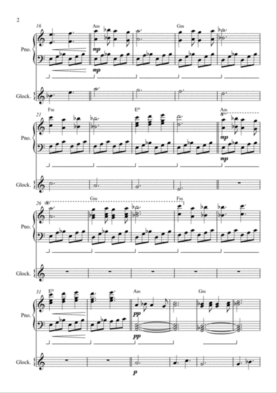 Hopeless Piano Solo scores gallery preview page 2