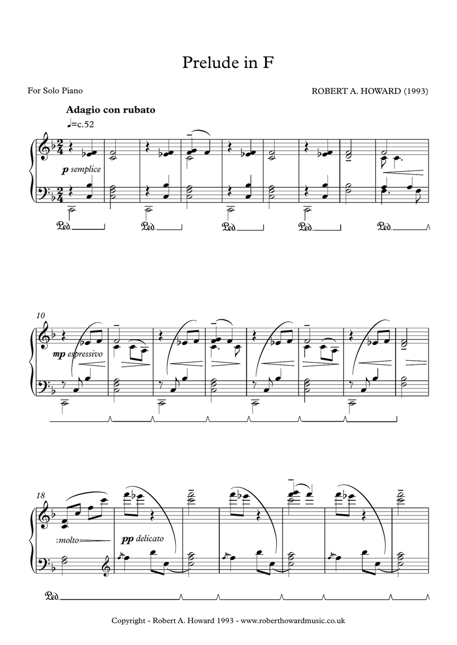 Prelude in F Piano Method scores gallery preview page 2