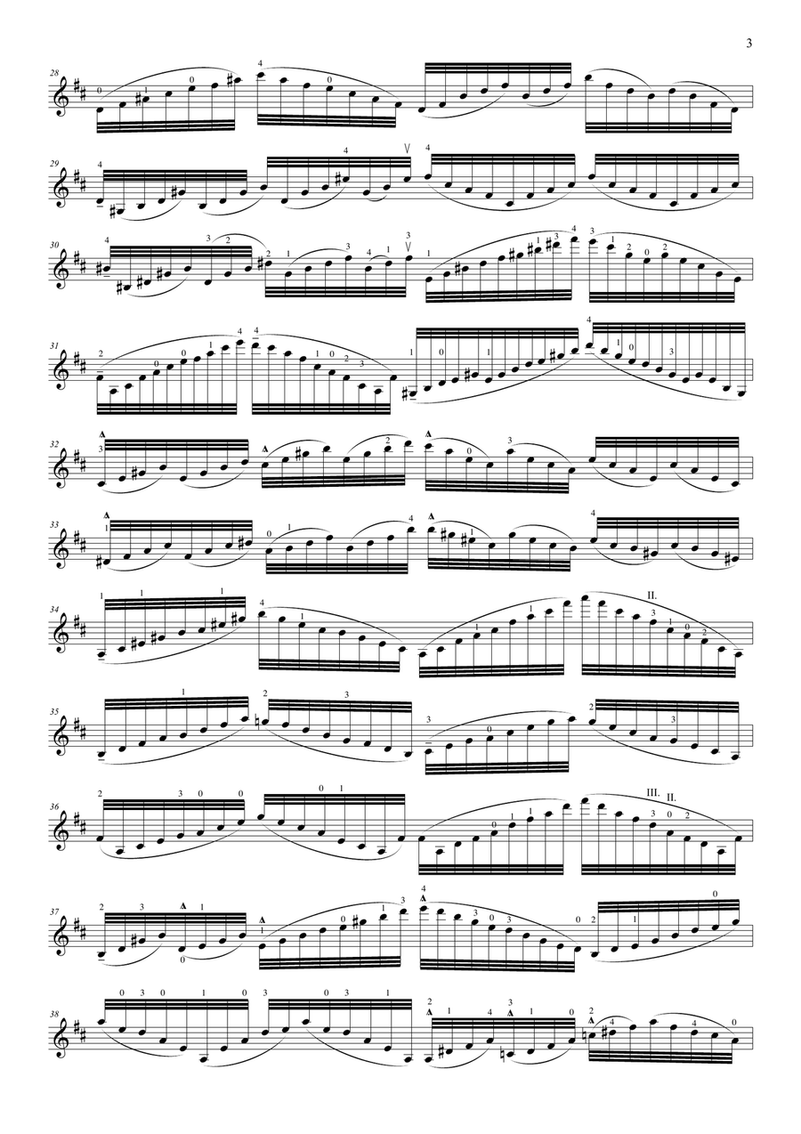 Six keyboard works for solo violin (bundle - 10% off) Violin Solo scores gallery preview page 4