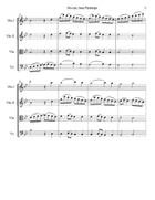 Dis-moi, beau printemps (Tell me, lovely Spring) for string quartet String Quartet scores gallery preview page 3