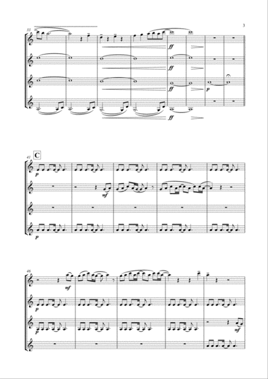 Love Kills (the Ballad) Woodwind Ensemble scores gallery preview page 4