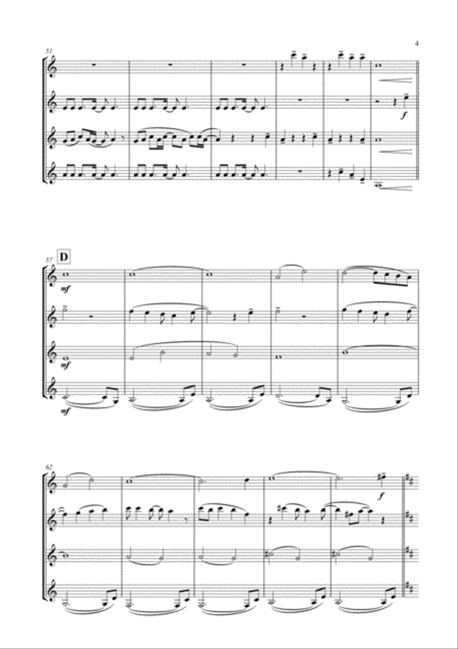 Love Kills (the Ballad) Woodwind Ensemble scores gallery preview page 5