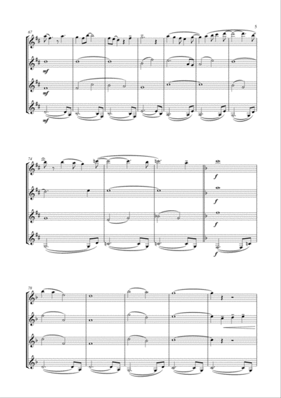 Love Kills (the Ballad) Woodwind Ensemble scores gallery preview page 6