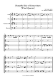 Beautiful Isle of Somewhere - Wind Quartet
