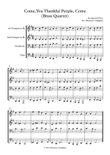 Come, You Thankful People, Come - Brass Quartet
