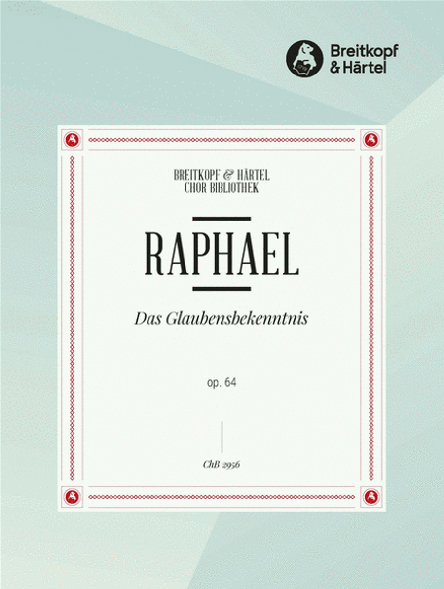 Das Glaubensbekenntnis Op. 64 4-Part scores gallery preview page 1