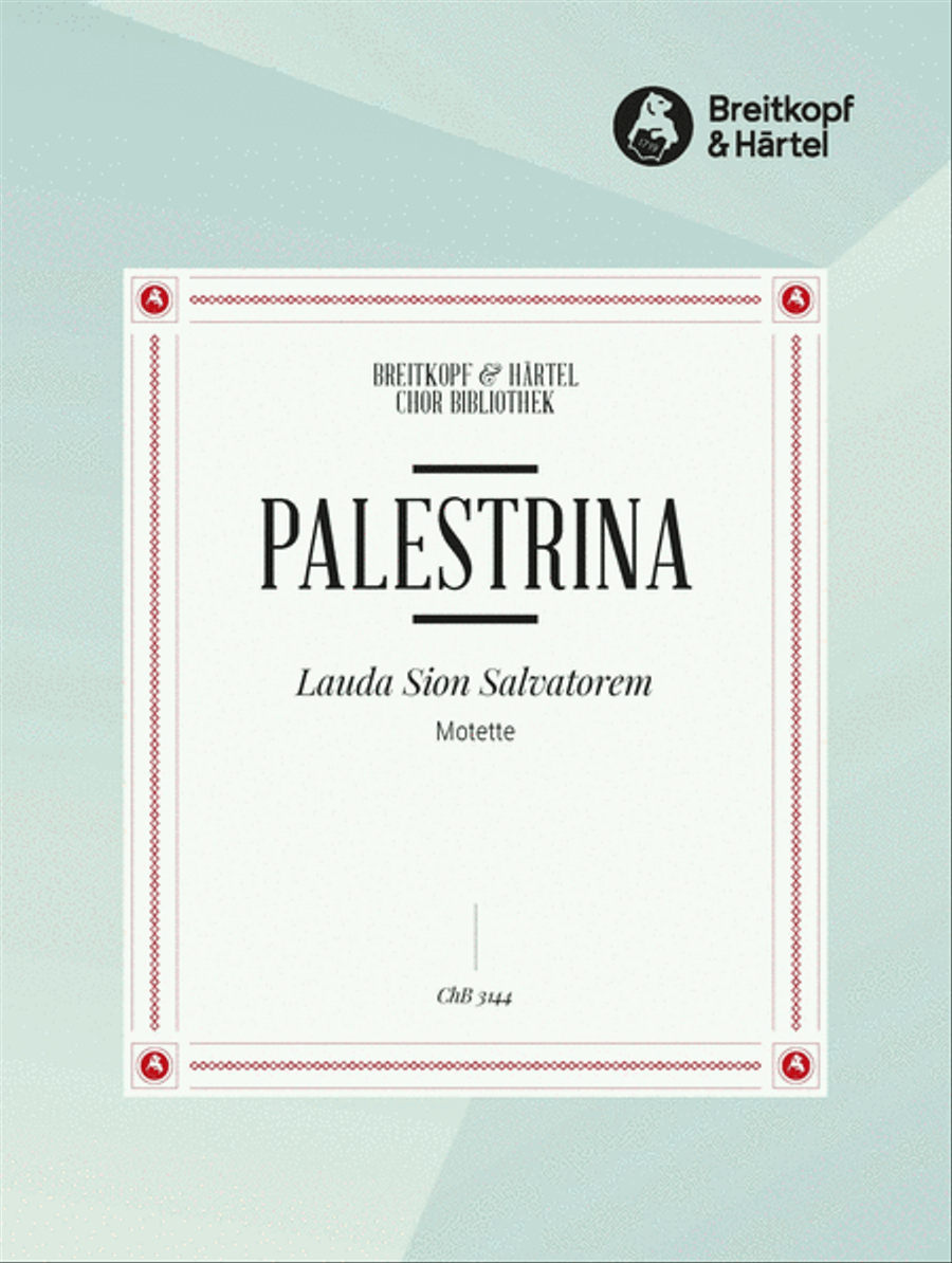 Lauda Sion Salvatorem A Cappella scores gallery preview page 1