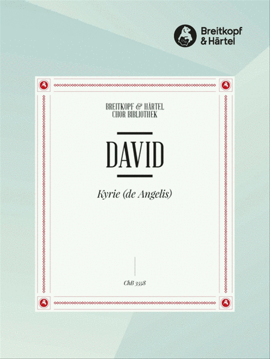 Kyrie (de Angelis) Choir scores gallery preview page 1