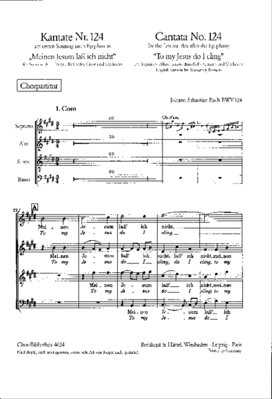 Cantata BWV 124 