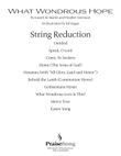 What Wondrous Hope (Praise Band) - Keyboard String Reduction