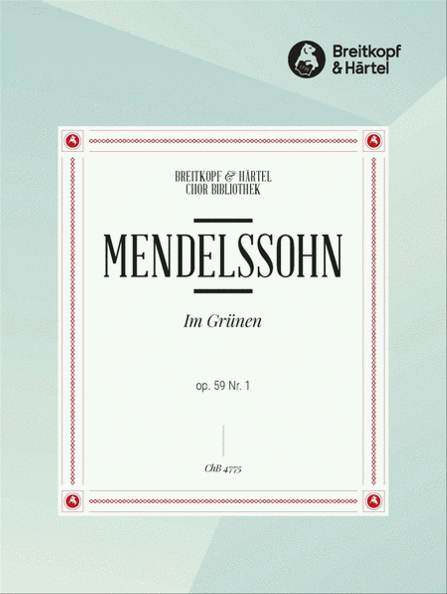 6 Lieder Op. 59 A Cappella scores gallery preview page 1