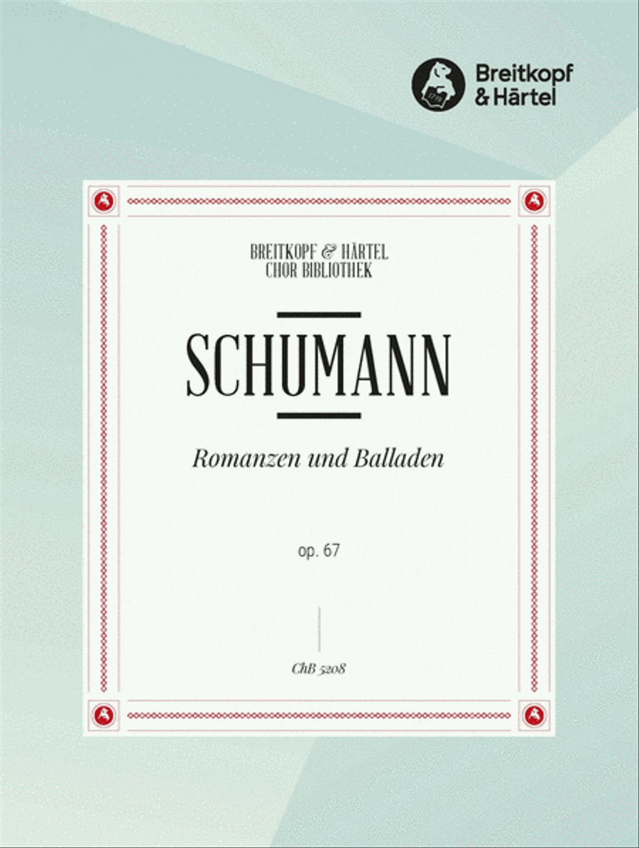 Romances and Ballads Op. 67 and Op. 75 A Cappella scores gallery preview page 1