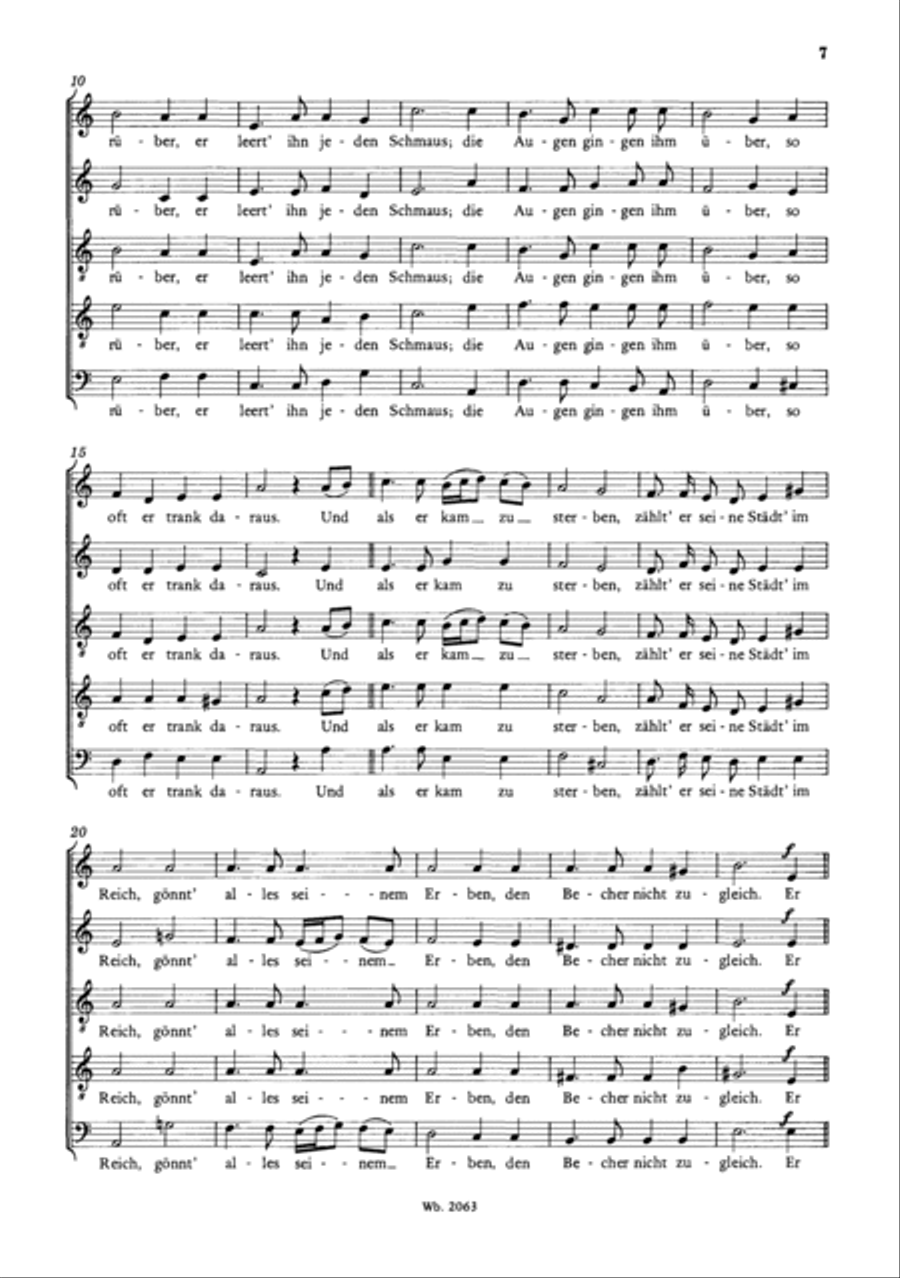 Romances and Ballads Op. 67 and Op. 75 A Cappella scores gallery preview page 3