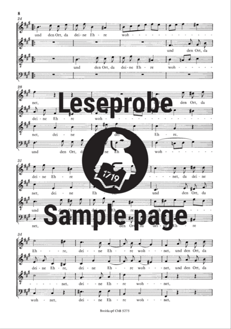 4 Motets A Cappella scores gallery preview page 4