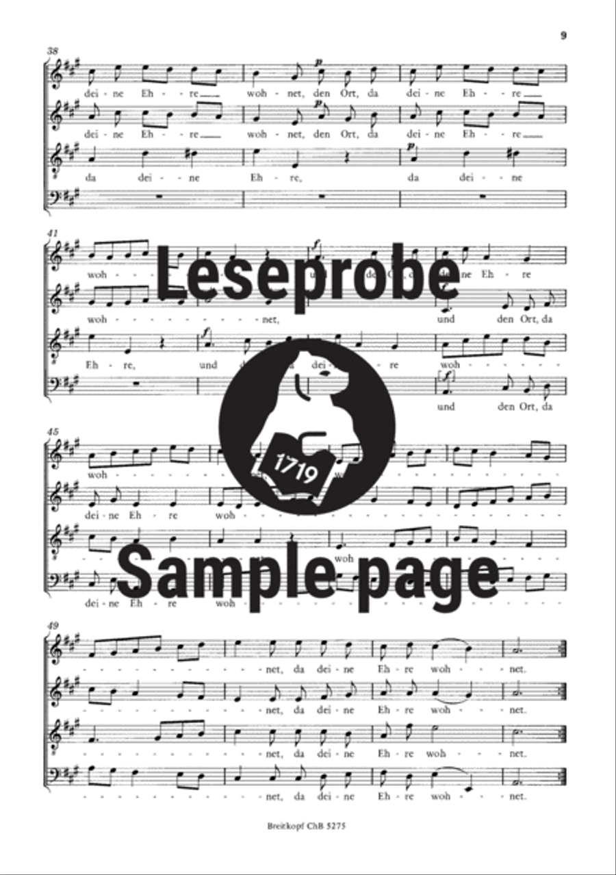 4 Motets A Cappella scores gallery preview page 5