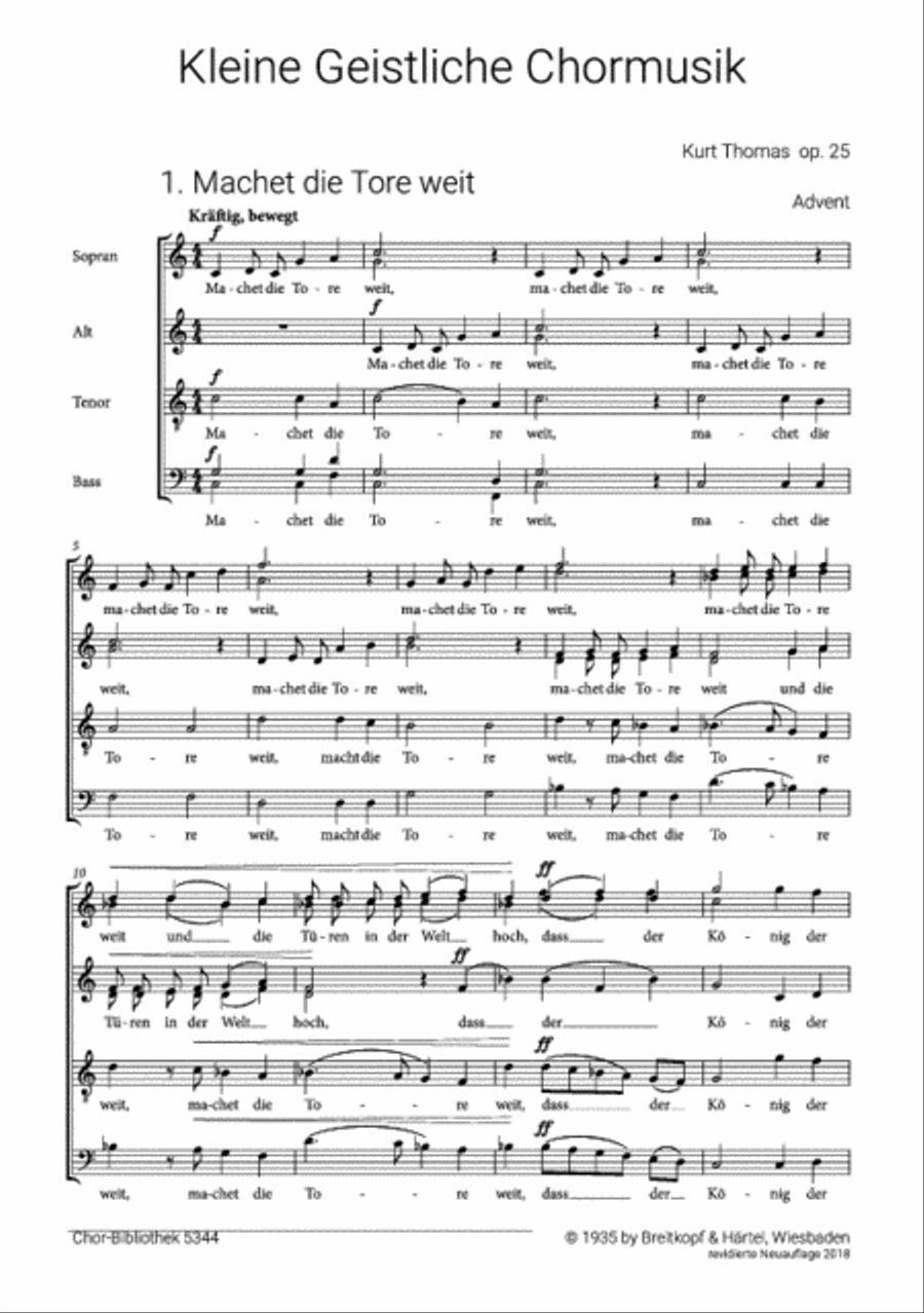 Small Sacred Choral Music Op. 25 Choir scores gallery preview page 2