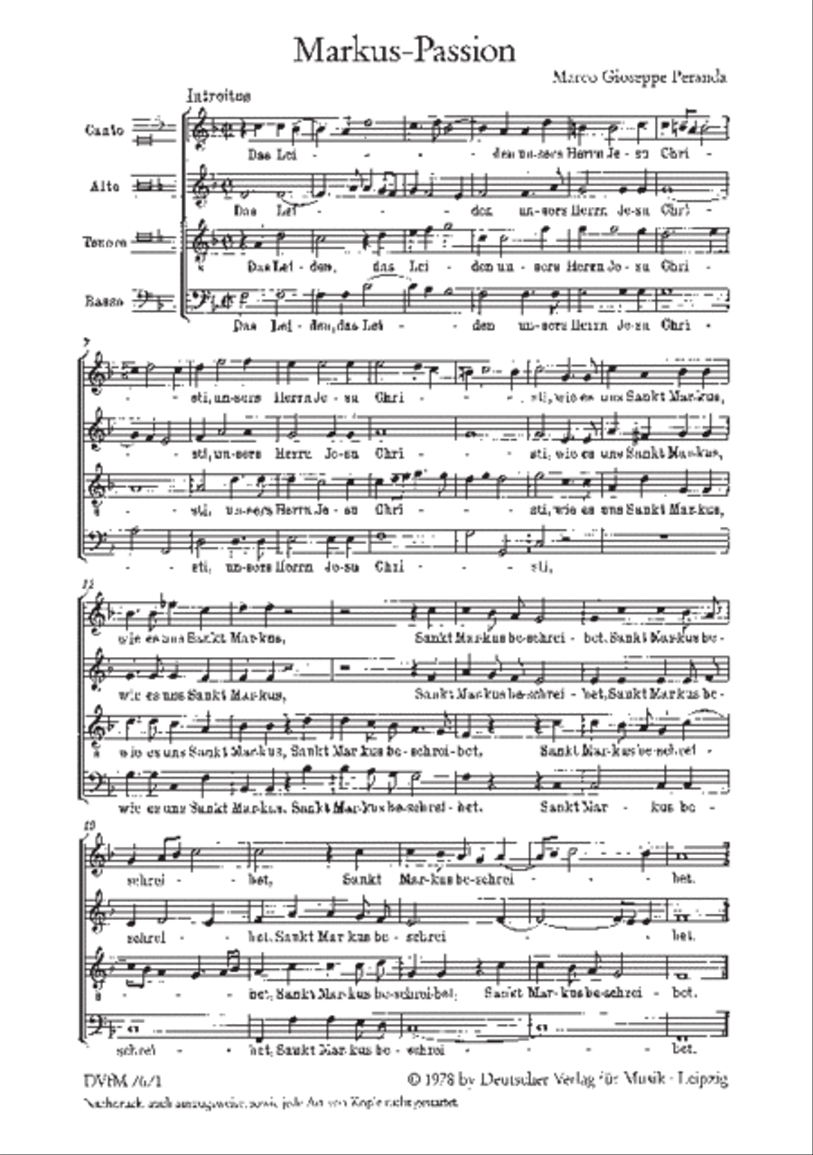 St. Marcus Passion A Cappella scores gallery preview page 2