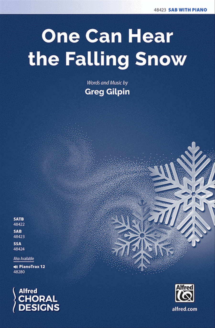 One Can Hear the Falling Snow 3-Part scores gallery preview page 1