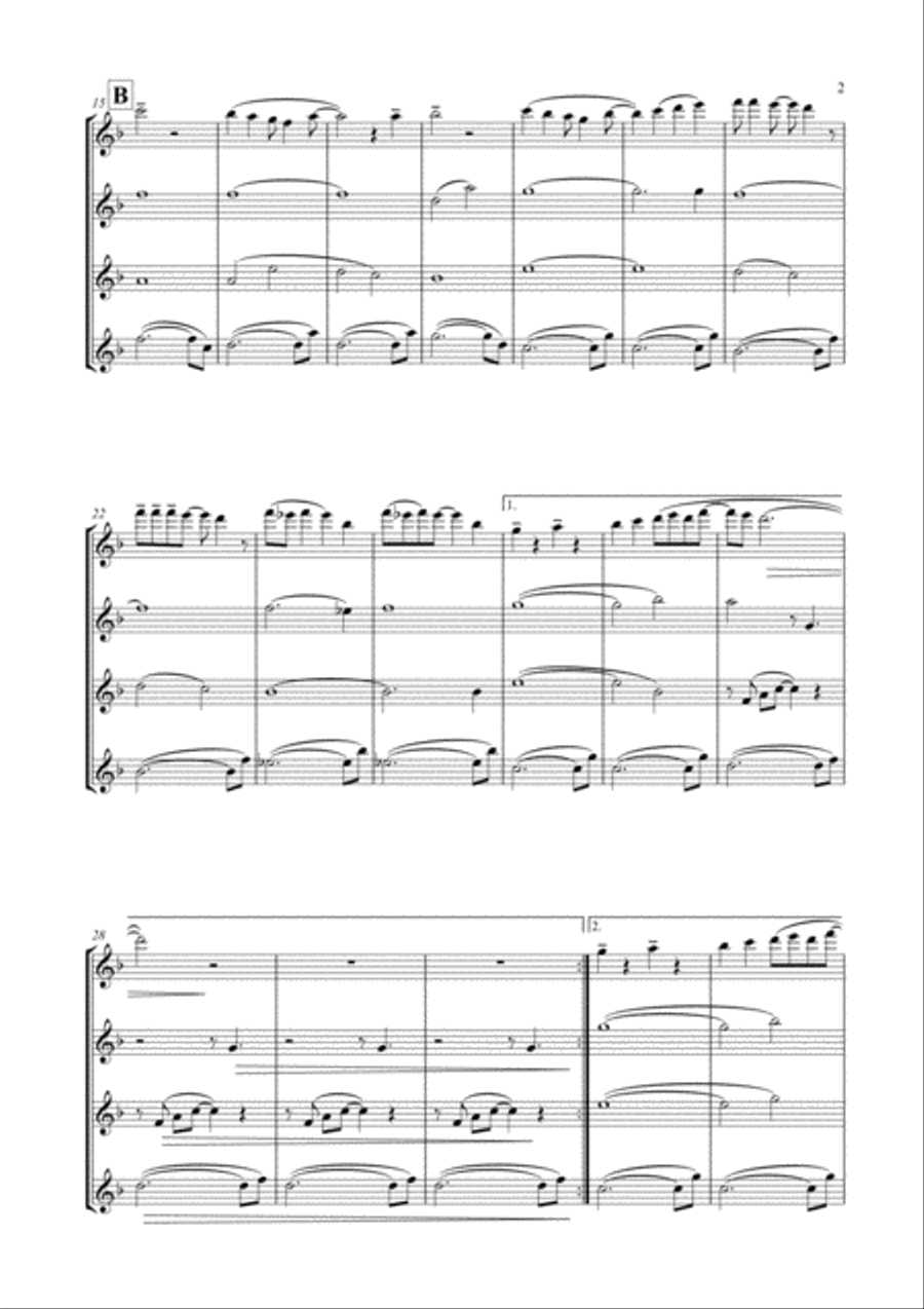 Love Kills (the Ballad) Woodwind Ensemble scores gallery preview page 3