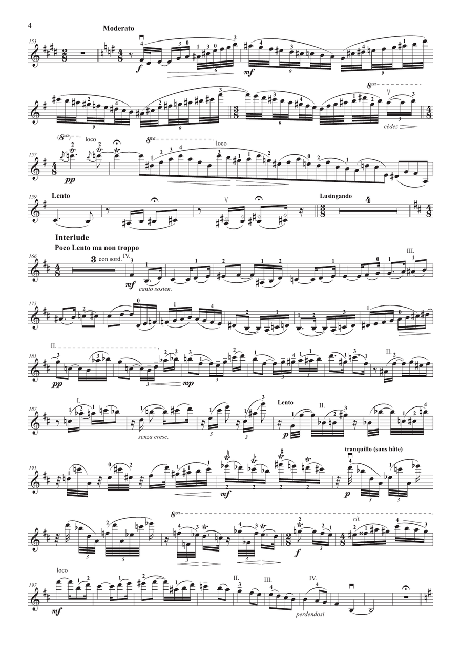 Fantaisie Op. 32 for violin and orchestra (piano reduction) Violin Solo scores gallery preview page 5