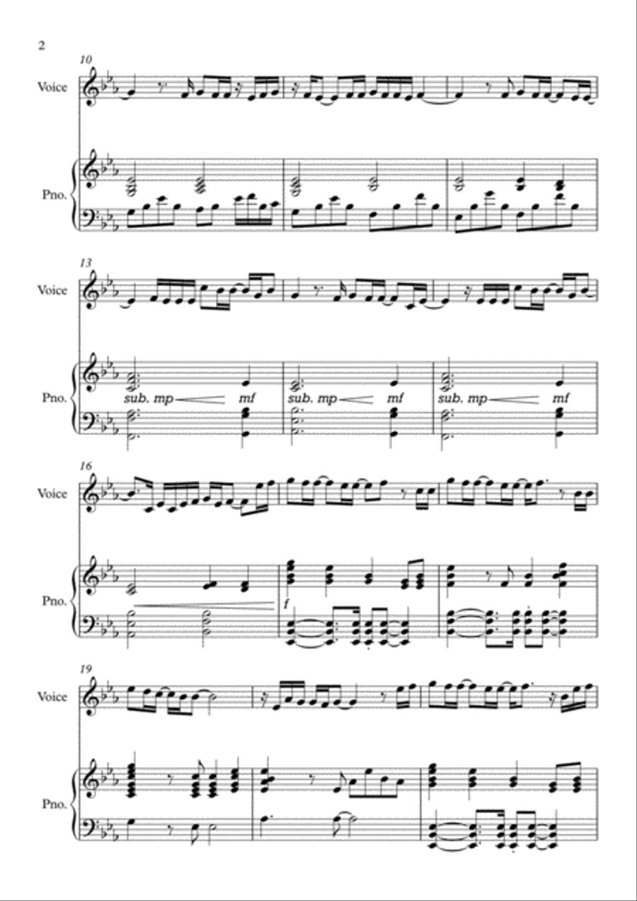 In Diesem Moment Tenor Voice scores gallery preview page 2
