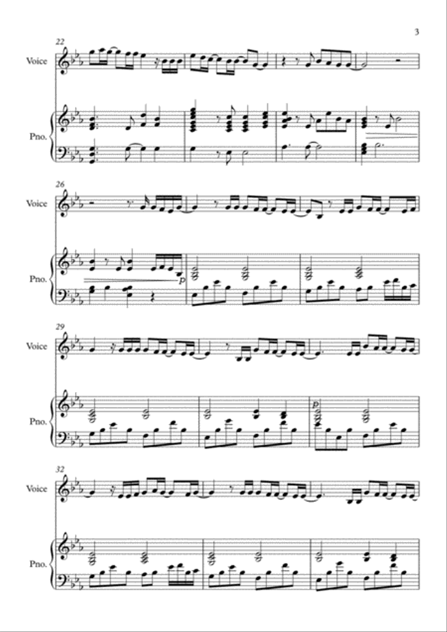 In Diesem Moment Tenor Voice scores gallery preview page 3